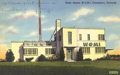 Radio Station WOMI, Owensboro, Kentucky.