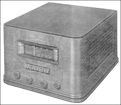 Crosley recommended the use of its Model 1758A high fidelity, 2-band radio