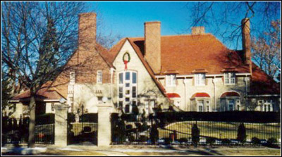 William C. Grunow's English-Tudor style house