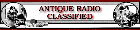 Antique Radio Classified